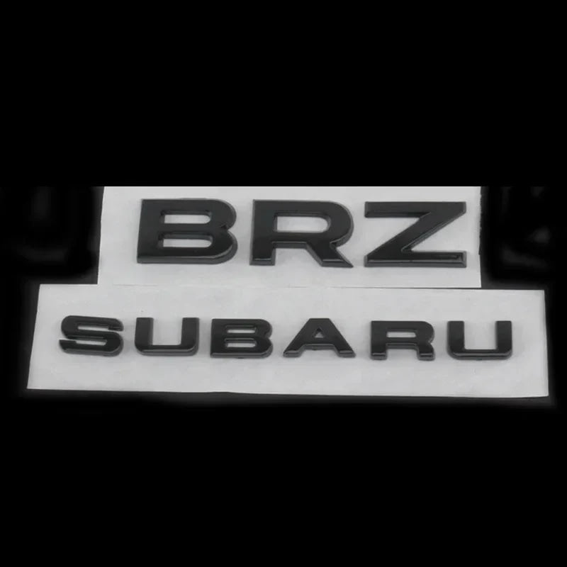 ABS Car Rear Trunk Sticker Emblem for Subaru WRX BRZ STI XV FORESTER IMPREZA LEGACY OUTBACK Auto Body Tail Letter Badge Decal