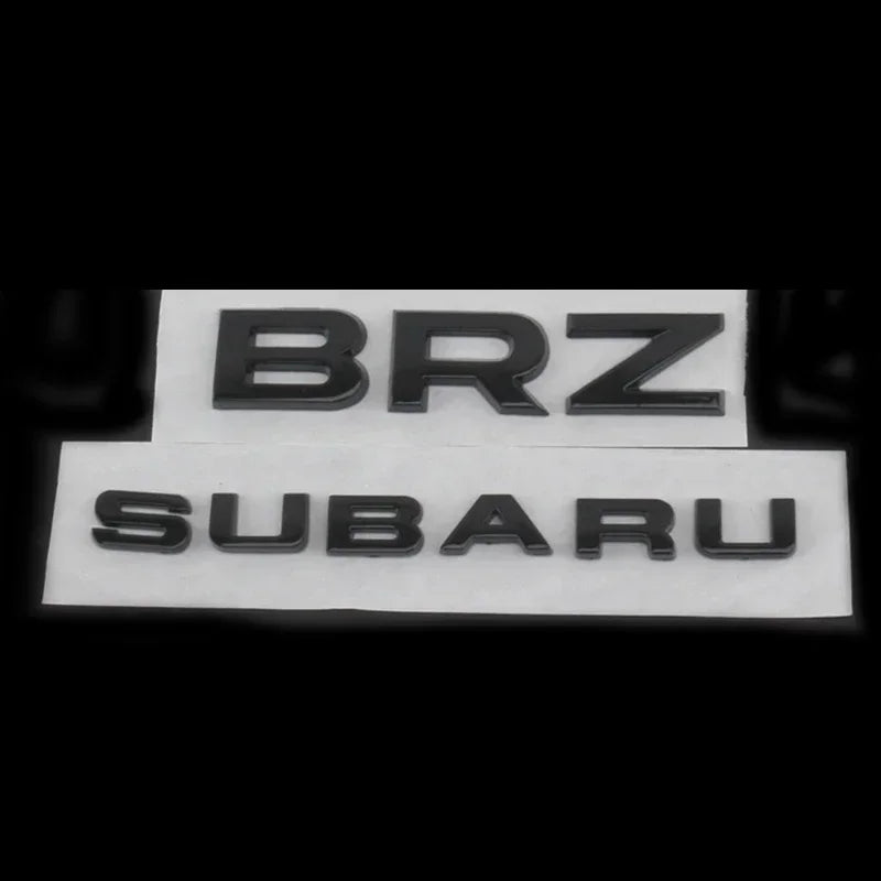 ABS Car Rear Trunk Sticker Emblem for Subaru WRX BRZ STI XV FORESTER IMPREZA LEGACY OUTBACK Auto Body Tail Letter Badge Decal