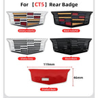 1pcs 3D ABS Car Front Grille Center Emblem Badge Rear Trunk Sticker Accessories For Cadillac CT4 CT5 CT6 XT4 XT5 XT6 XTS ATS