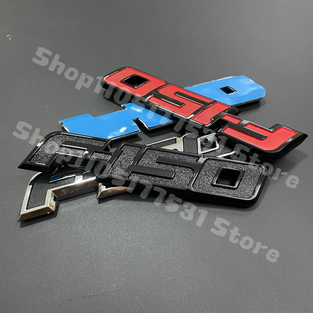 3D F-150 Emblem Badge, 4 Color Options ABS Self Adhesive Sticker For Ford F150 Pickup Truck