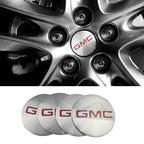 4pcs/set 56mm Car Wheel Hub Center Cap Cover Sticker Badge For GMC Emblem Sierra Yukon Savana Terrain Acadia Canyon Envoy Safari