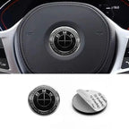 4.5cm Car Steering Wheel Center Emblem Sticker Badge For BMW 50th M E46 E90 E87 F30 F20 F10 G20 G30 X1 X3 X5 Interior Logo Decal