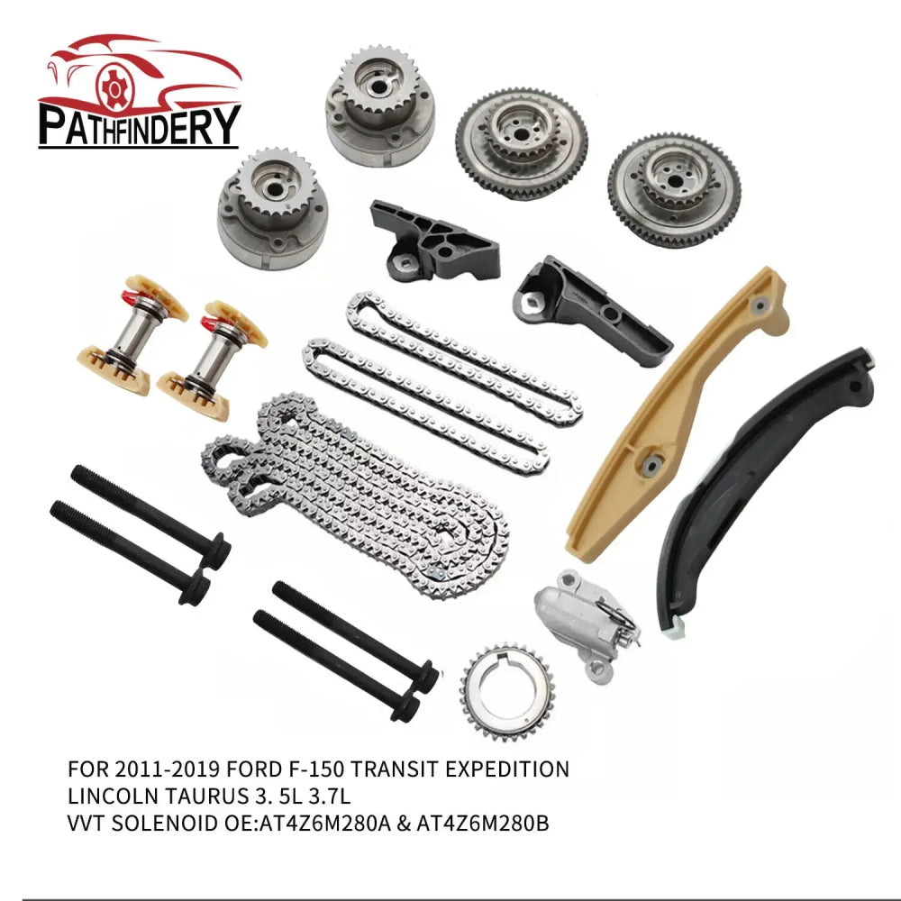 AT4Z6C526B Timing Suit&Cam PhaserwithGears AT4E6C524EC For 2013-2019 Ford F-150 3.3L/3.5L/3.7L Duratec Cyclone Petrol TIVCT DOHC