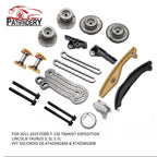 AT4Z6C526B Timing Suit&Cam PhaserwithGears AT4E6C524EC For 2013-2019 Ford F-150 3.3L/3.5L/3.7L Duratec Cyclone Petrol TIVCT DOHC