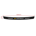 Carbon Fiber Car Rear Bumper Trunk Guard Protected Sticker for Chevrolet Malibu Captiva Cavalier Onix Aveo Silverado Chevy Tahoe