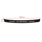 Carbon Fiber Car Rear Bumper Trunk Guard Protected Sticker for Chevrolet Malibu Captiva Cavalier Onix Aveo Silverado Chevy Tahoe