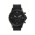 Fossil JR1354 Nate Chronograph Men Watch Black Leather 50mm Big Dial Military Sport Quartz Wristwatch Relogio Masculino