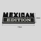 Mexican Edition Metal Car Emblems - Ideal for Hood, Trunk, Fenders, Doors of Nissan, GM, VW, Toyota, Chevy