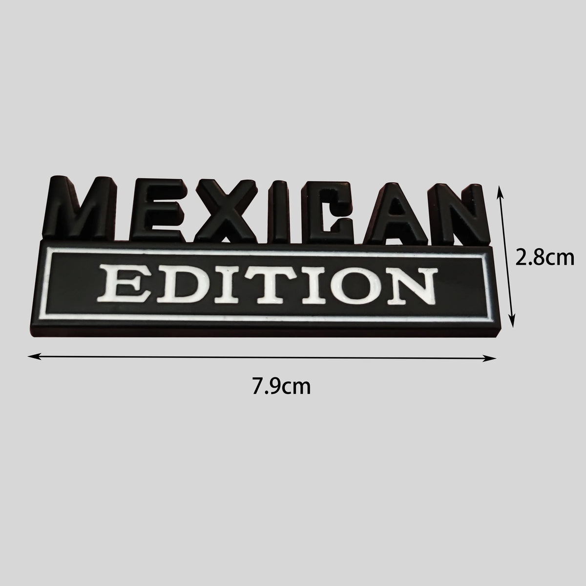 Mexican Edition Metal Car Emblems - Ideal for Hood, Trunk, Fenders, Doors of Nissan, GM, VW, Toyota, Chevy