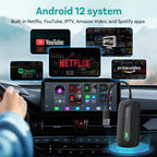 OTTOCAST Play2Video Express Wireless CarPlay Android Auto Adapter for Youtube Netflix for Volvo Chevrolet VW CarAccessorie