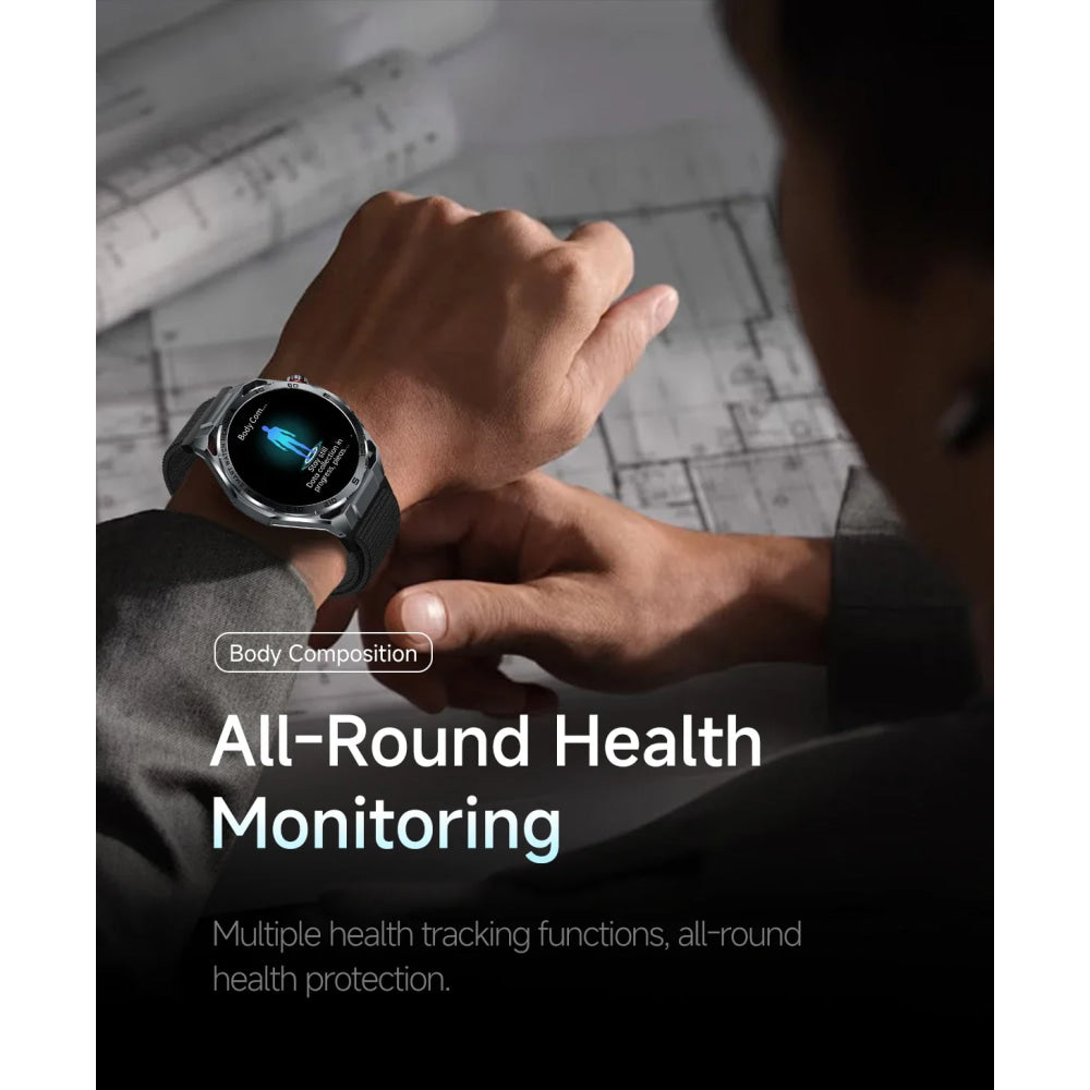 2026 New ECG AI Health Smartwatch for Men 1.53"AMOLED BP/Heart Rate Monitor BT Call IP68 Waterproof Smart Watch for Android IOS