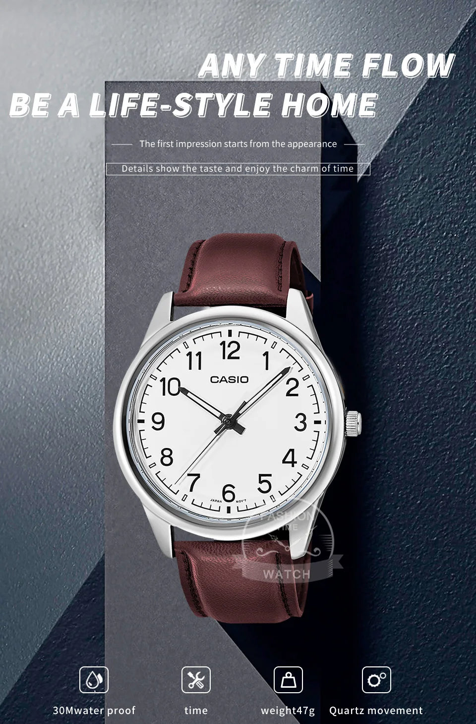 Casio watch for men Digital Hands Arabic numerals Quartz Watch reloj casio hombre MTP-V005L Series