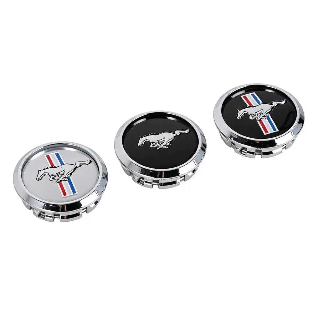 4Pcs 68mm For Ford Mustang Focus Fiesta Mondeo Kuga Ranger Shelby Car Styling Wheel Center Hub Caps Badge Hubcaps Accessories