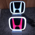 For Honda Accord Civic Odyssey CRV Inspire Amaze Vezel PMMA LED Car Emblem Sticker Front Rear Trunk Light Badge Accessories