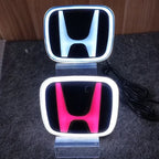 For Honda Accord Civic Odyssey CRV Inspire Amaze Vezel PMMA LED Car Emblem Sticker Front Rear Trunk Light Badge Accessories