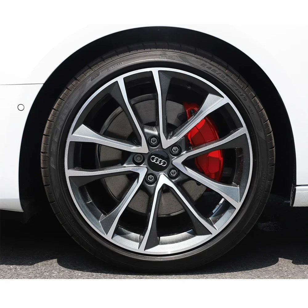 For Audi A8 A5 A6 C5 C6 C7 A7 A1 A3 A4 B5 Q3 Q5 Q7 TT 4pcs 60mm 61mm 68mm 69mm Car Wheel Hub Center Caps Rim Cover Accessories