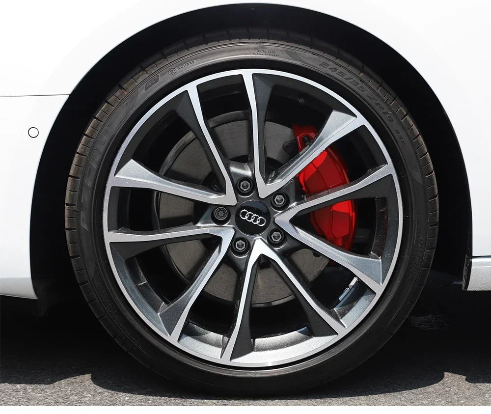 For Audi A8 A5 A6 C5 C6 C7 A7 A1 A3 A4 B5 Q3 Q5 Q7 TT 4pcs 60mm 61mm 68mm 69mm Car Wheel Hub Center Caps Rim Cover Accessories