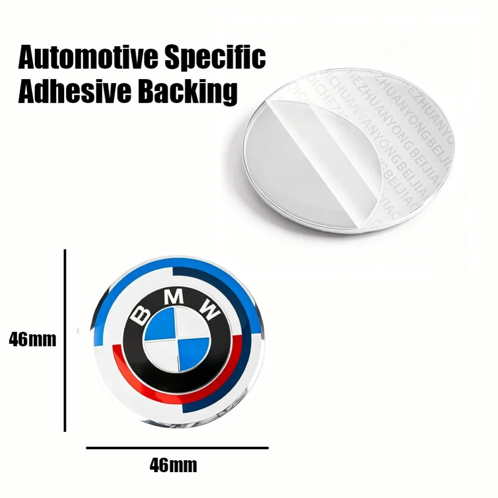 Auto Steering Wheel Center Aluminum Alloy Badge Logo Sticker Accessories For BMW G80 G06 G07 G42 G14 G15 G16 F82 F20 F21 F83 M2