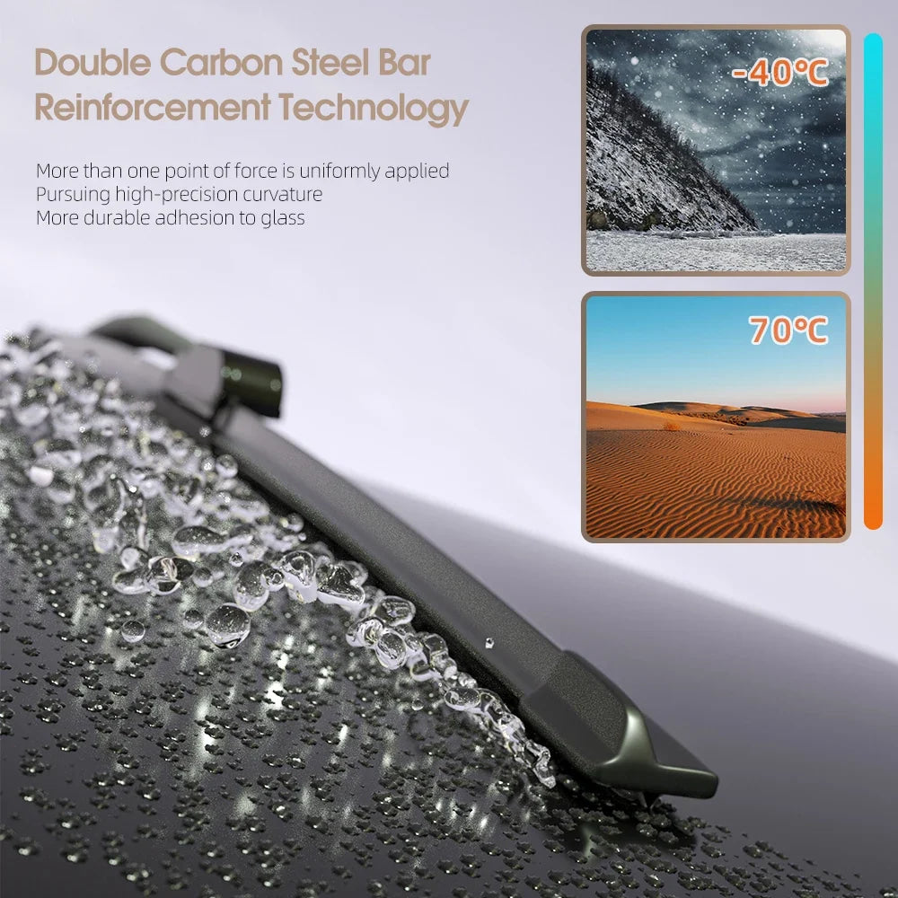 For Chevrolet Bolt EV 2016-2023 Front Windshield Wiper Blades 2pcs Windscreen Window Accessories 2017 2018 2019 2020 2021 2022