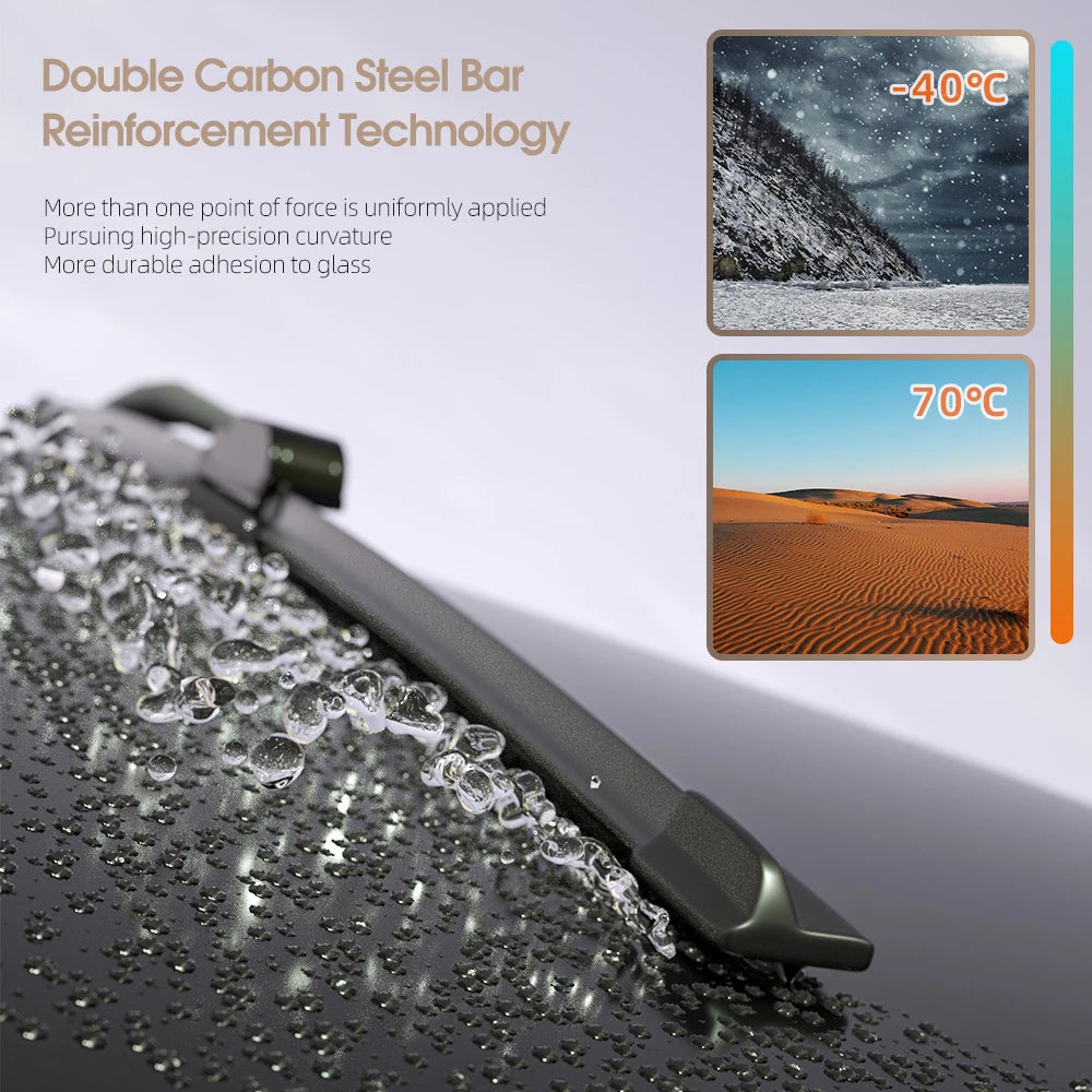For Chevrolet Bolt EV 2016-2023 Front Windshield Wiper Blades 2pcs Windscreen Window Accessories 2017 2018 2019 2020 2021 2022