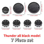 BMW 7Pcs Badge Logo 3D Wheel Center Cap Set Fit E36 E46 E53 E90 E60 E93 E87 G01 G20 E30 X1 X3 X5 X6 X7 F30 F20 Auto Accessories
