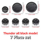 BMW 7Pcs Badge Logo 3D Wheel Center Cap Set Fit E36 E46 E53 E90 E60 E93 E87 G01 G20 E30 X1 X3 X5 X6 X7 F30 F20 Auto Accessories