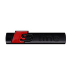3d abs SLine Logo S Line Badge Car Fender Side Emblem Sticker For Audi A1 A2 A3 A4 A5 A6 A7 Q2 Q3 Q4 Q5 Q6 Q7 S3 S4 S5 S6 TT