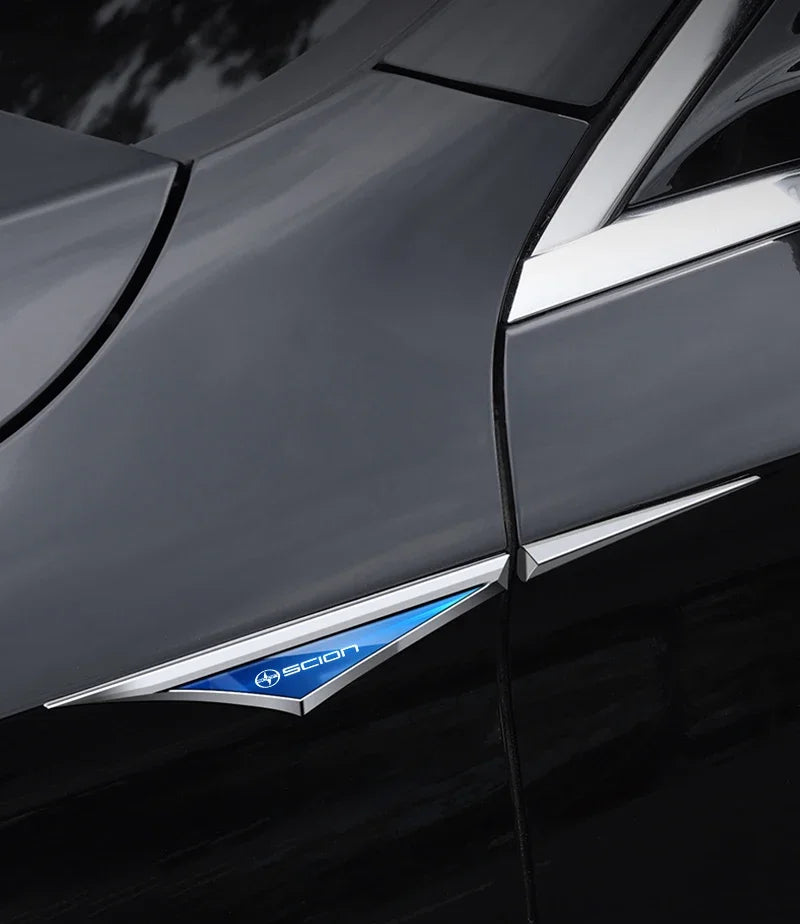 2pcs 3d alloy car stickers car accsesories accessory for Toyota scion FR-S im IA