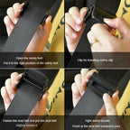 2pcs Car Seat Belt Buckle Clip Seatbelt Stopper Adjuster Clip To Relax Shoulder Neck Car Strap Clips