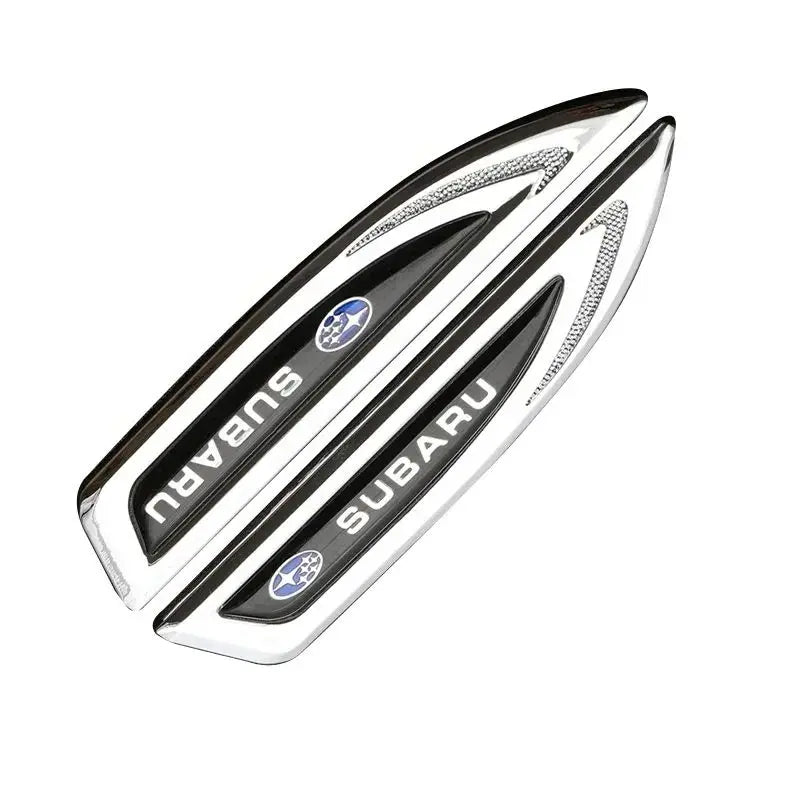 2PCS Car Body Fender Side Emblem Sticker For Subaru XV WRX BRZ FORESTER IMPREZA LEGACY OUTBACK STI Rear Trunk Badge Decoration