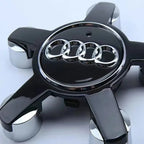 For Audi 4pcs135mm Car Styling AUDI Wheel Center Cap Hub Covers Badge For Audi A3 A4 A5 A6 A7 A8 S4 Auto Exterior Accessories