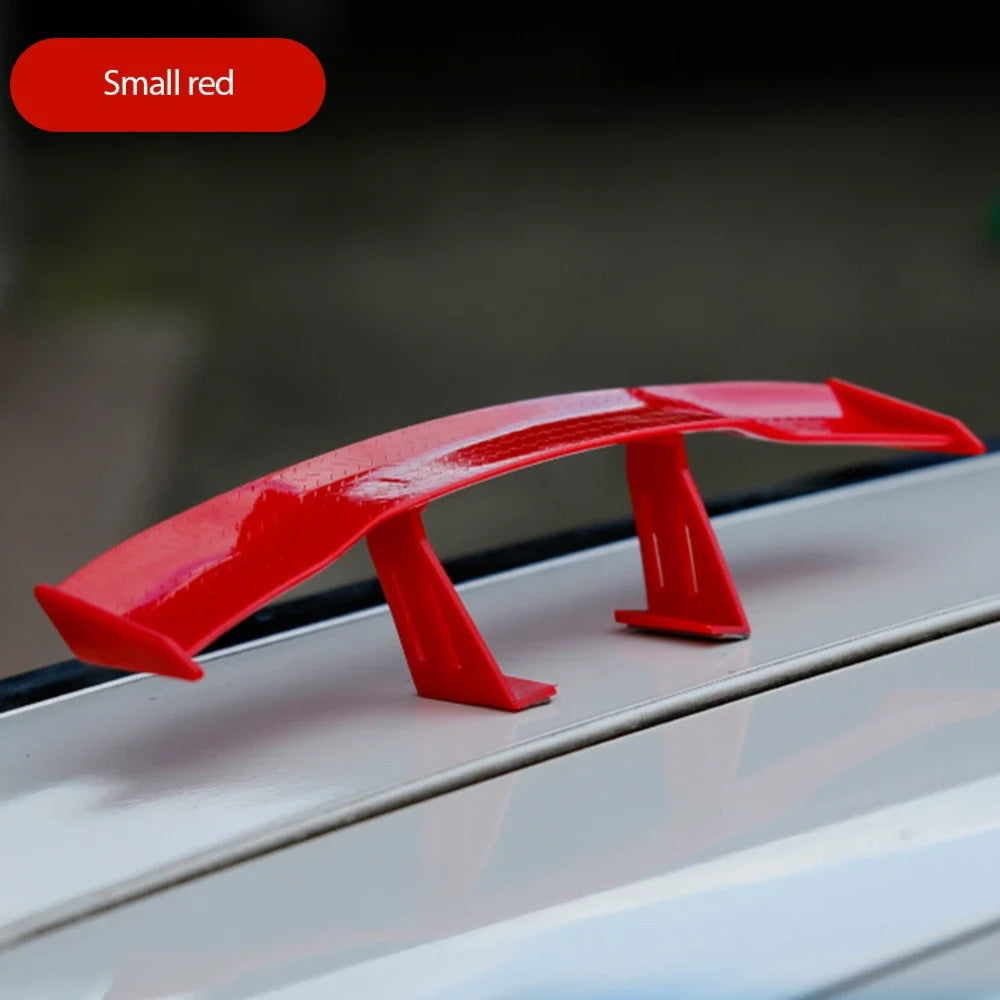 For GT Style Small Rear Trunk Spoiler Wing Car Rear Spoiler Boot Mini Wing Model Decoration Auto Accessories Universal Wing