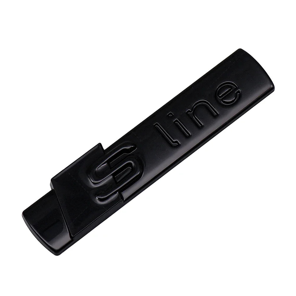 3d abs SLine Logo S Line Badge Car Fender Side Emblem Sticker For Audi A1 A2 A3 A4 A5 A6 A7 Q2 Q3 Q4 Q5 Q6 Q7 S3 S4 S5 S6 TT