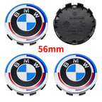 4Pcs 56mm 68mm Carbon Fiber Wheel Center Hub Caps 50th Anniversary Emblem for BMW M Power X5 E46 E90 F10 F30 G20
