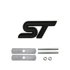 3D Metal ST Line Front Grille Emblem Badge Car Head Trunk Stickers For Ford Focus Mondeo Fiesta Explorer Styling Accessories