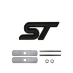 3D Metal ST Line Front Grille Emblem Badge Car Head Trunk Stickers For Ford Focus Mondeo Fiesta Explorer Styling Accessories