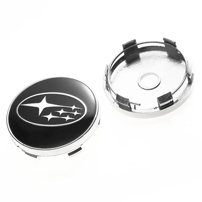 4PCS 60mm Car Wheel Center Covers Tire Hub Caps Emblem for Subaru XV WRC WRX BRZ FORESTER TRIBECA IMPREZA LEGACY OUTBACK STI