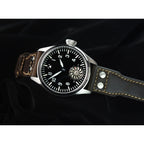 HRUODLAND Pilot Watch for Men BGW-9 Luminous Mechanical Wristwatch 316L Stainless Steel Sapphire Glass 10ATM Waterproof F016