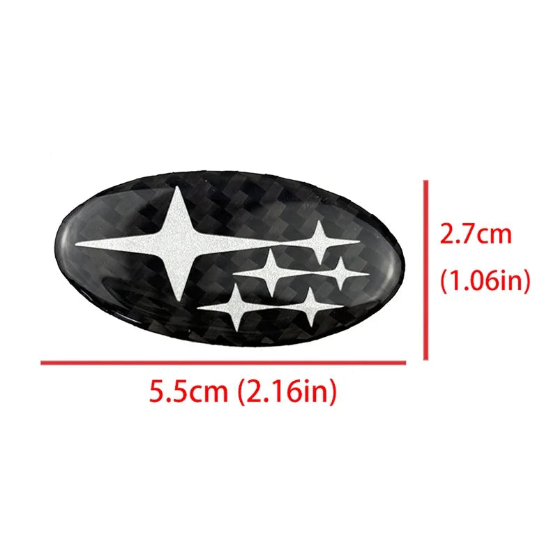 2025 New Car Steering Wheel Center Emblem Badge Sticker for Subaru Subaru Outback Legacy Impreza Forester XV Tribeca STI WRX BRZ