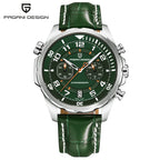 PAGANI DESIGN Watches 2026 New Strong Luminous Luxury Quartz Men Watch Fashion Leather Watch For Men Sapphire Glass Chronograph