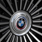 4Pcs 183mm Floating Car Wheel Center Caps Rims Hub Cover For BMW 50TH M Performance M3 M5 M6 F01 F20 F10 F13 F15 F16 F30 F34 F32