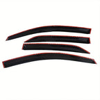 Outside 4 Pieces Black Window Visors Shade Sun Rain Wind Guards Cover Acrylic Replacement for Toyota Corolla 2009 2010 2011 2012