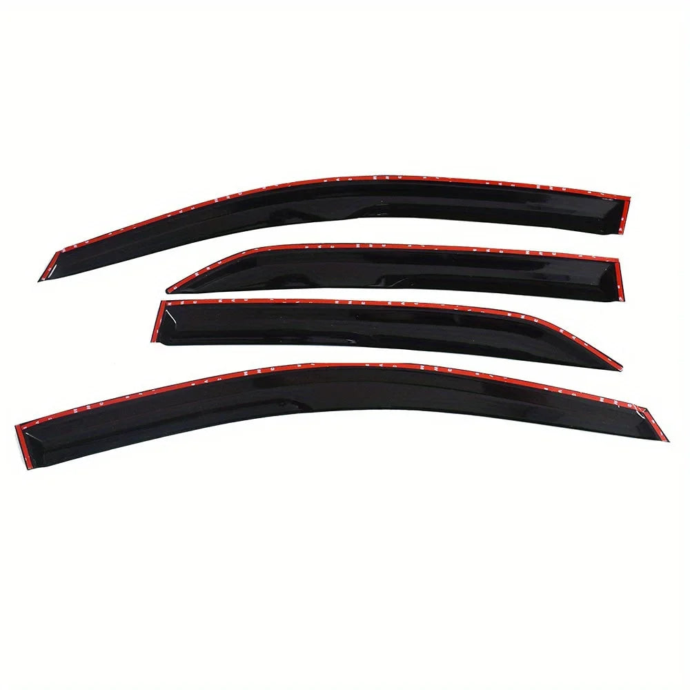 Outside 4 Pieces Black Window Visors Shade Sun Rain Wind Guards Cover Acrylic Replacement for Toyota Corolla 2009 2010 2011 2012