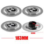 4Pcs 183mm Floating Car Wheel Center Caps Rims Hub Cover For BMW 50TH M Performance M3 M5 M6 F01 F20 F10 F13 F15 F16 F30 F34 F32