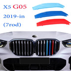 ABS Car Grille Trim Strip For BMW X1 X2 X3 X4 X5 X6 X7 E84 F48 F49 F39 E83 F25 G01 F26 G02 E70 F15 E53 G05 E71 E72 F16 G06 G07