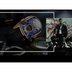 Reef Tiger 316L Stainless Steel Wine Barrel Automatic Watch Fashion Mulitfunction Tourbillon Mechanical Watches for Men RGA3069