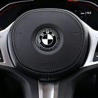 Auto Steering Wheel Center Aluminum Alloy Badge Logo Sticker Accessories For BMW G80 G06 G07 G42 G14 G15 G16 F82 F20 F21 F83 M2
