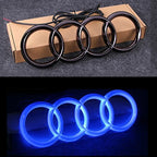 for Audi LED Logo Light Car Front Grille Badge Emblem Sticker A3 A4 A5 A6 Q5 RS5 A4L Q3 A8 Decals Auto Exterior Decoration
