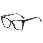 Gafas anti-luz azul a la moda para mujer, gafas clásicas antideslumbrantes con protección ocular para juegos de ordenador, montura de luz, gafas de cristal lisas