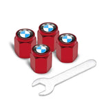 4Pcs Metal Tire Valve Stem Caps Fit BMW X Series M Series Car Accessories